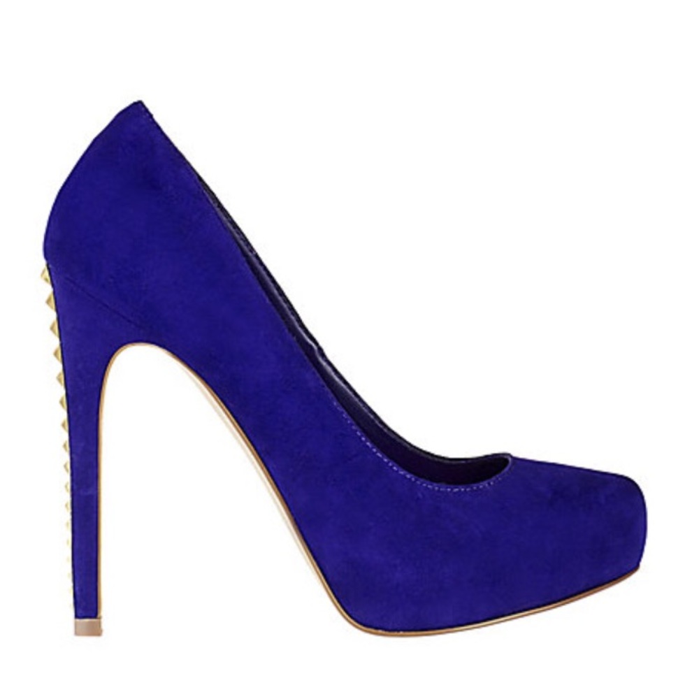 Steve Madden Phsychh Purple Suede Heels